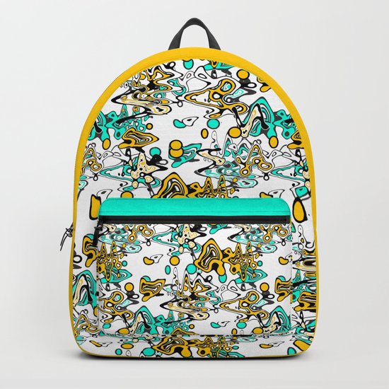 Multicolored abstract pattern Backpack