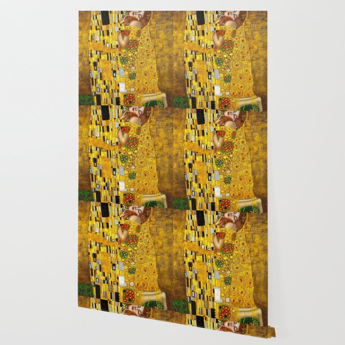 The Kiss Painting Gustav Klimt Wallpaper By Historystuff Society6