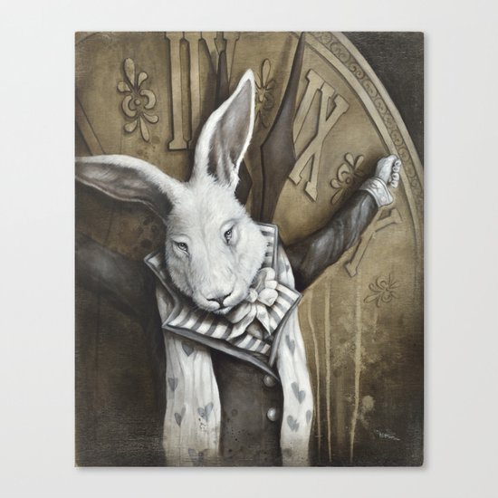 L'emprise du temps Canvas Print