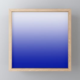 Ombre Zaffre Blue Framed Mini Art Print