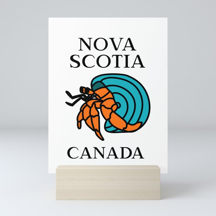 Nova Scotia, Hermit Crab Mini Art Print