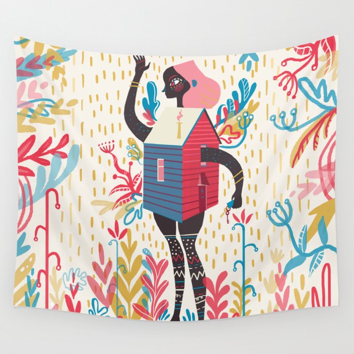Haus Wall Tapestry