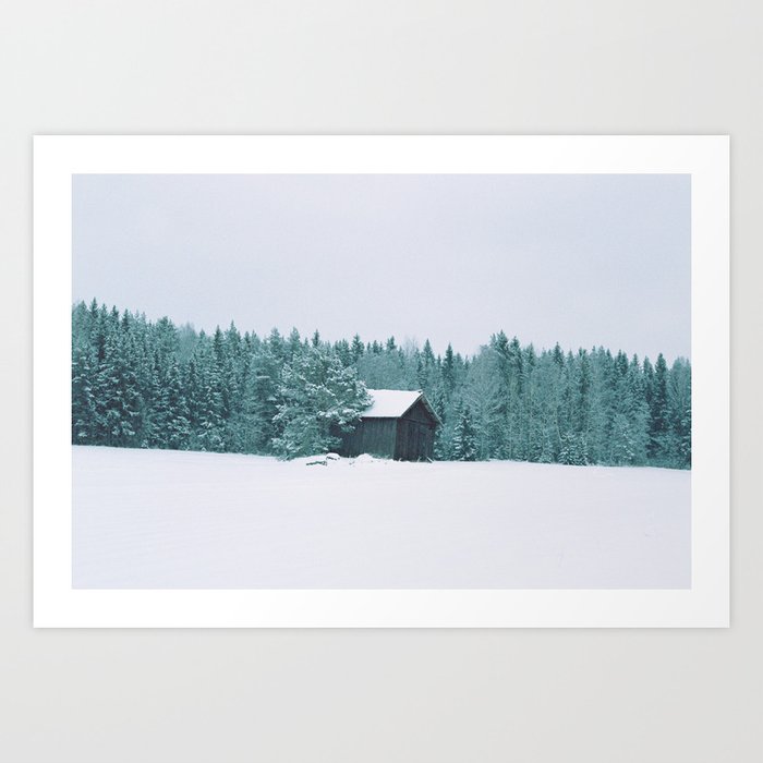 Cabin In The Woods Art Print By Ohmyphotography Society6