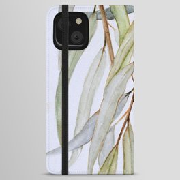 Eucalyptus branch iPhone Wallet Case
