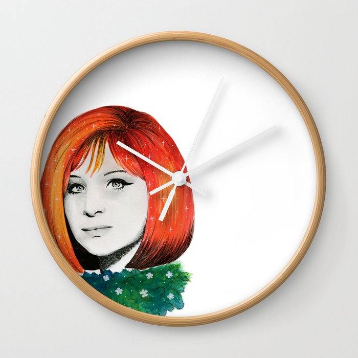 Barbra Streisand Wall Clock