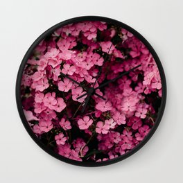 Pink Floral Flower Lovely Romace - 095 Wall Clock