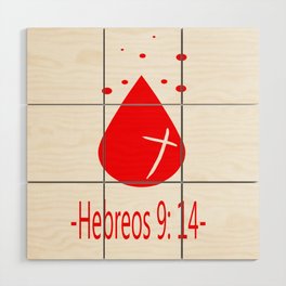 Hebreos 9:14 Wood Wall Art
