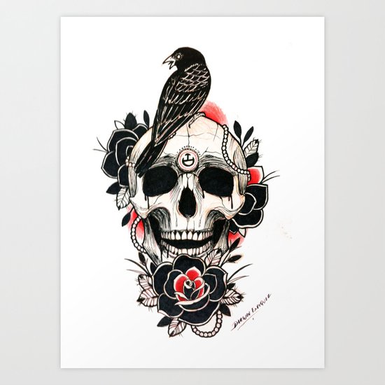 crow Art Print