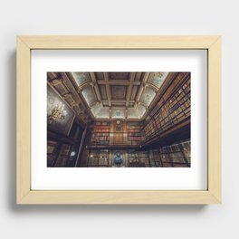 Study Library Recessed Framed Print