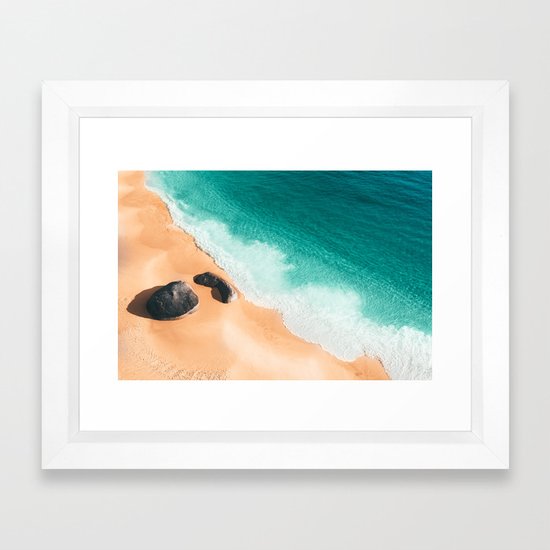 Two Lucky Rocks Framed Art Print By Yantastic Society6