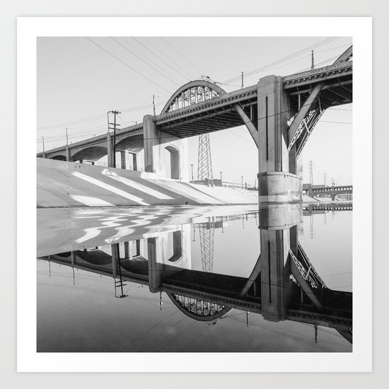 LA Bridge Art Print