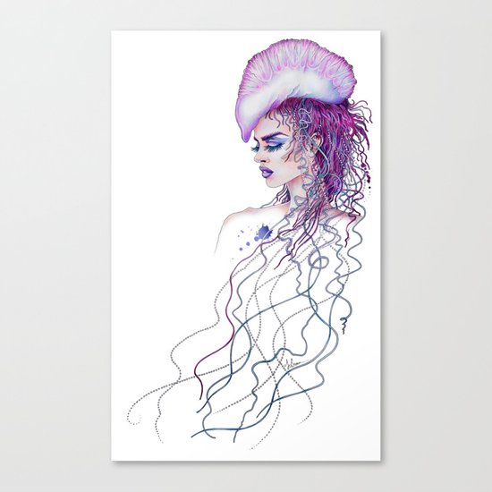 Portuguese War Woman Canvas Print