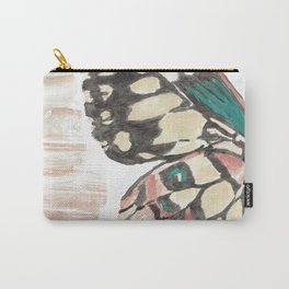 Unsaturated Watercolor Butterfly Carry-All Pouch