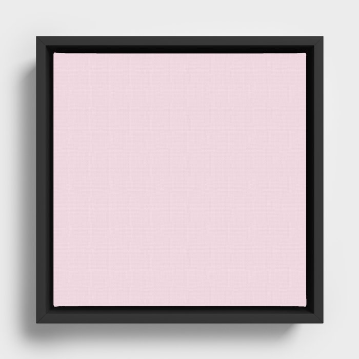 Loveable Pink Framed Canvas