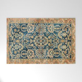 Sarouk  Antique West Persian Rug Print Welcome Mat