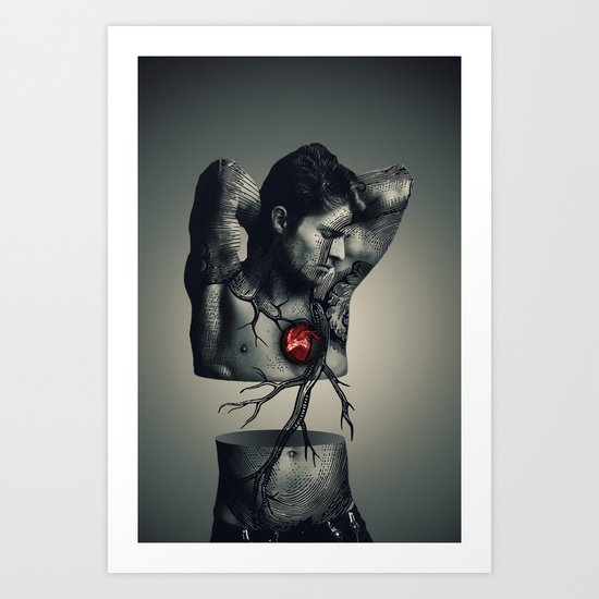 i carry your heart with me Art Print