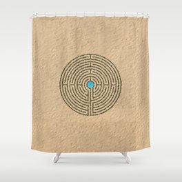 Maze of life Shower Curtain