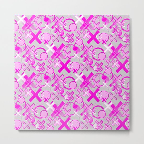 Kiss Hug Metal Print