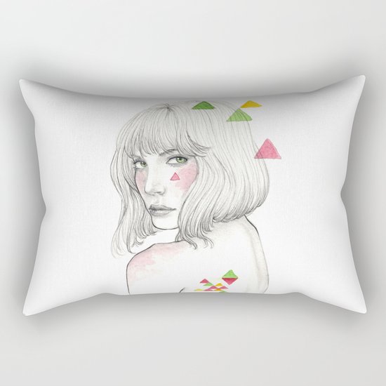 Color geometry Rectangular Pillow