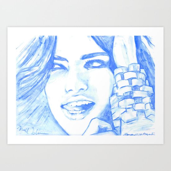 Hielo y Sal Art Print