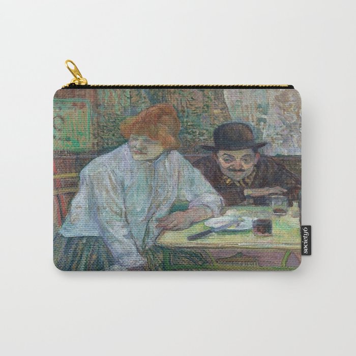 Henri de Toulouse-Lautrec - In The Restaurant La Mie Carry-All Pouch