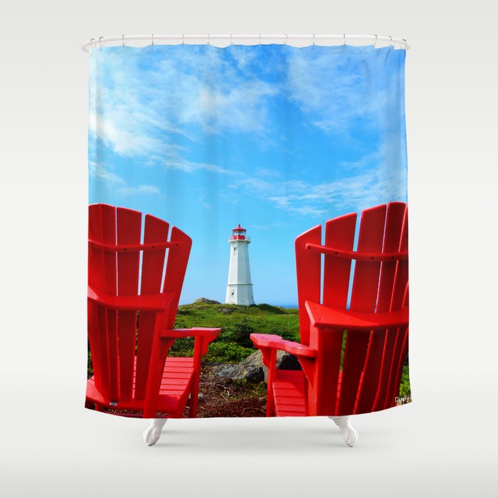 Blue Shower Curtain, Red White And Blue Shower Curtain