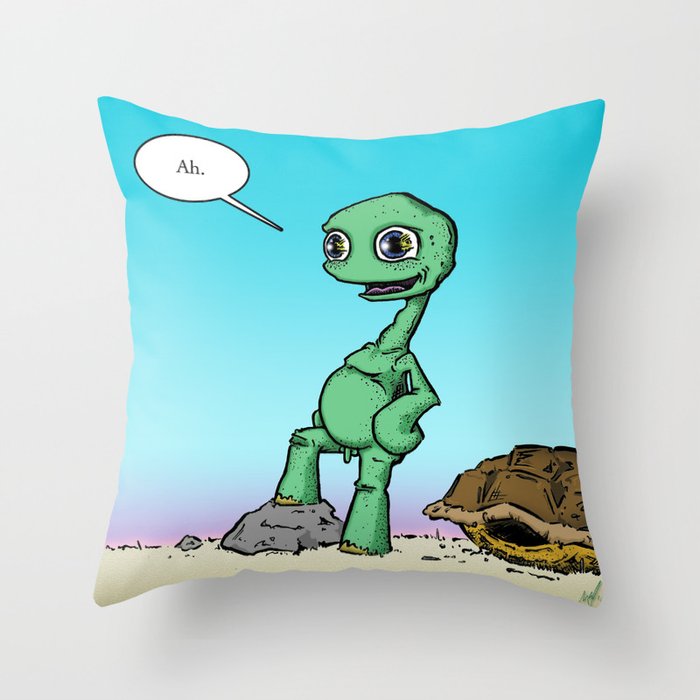 Out of Shell Experience Throw Pillow