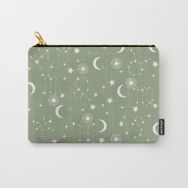 stars and constellations green Carry-All Pouch