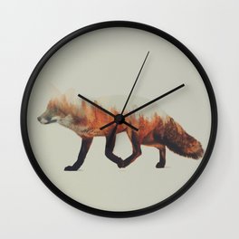 Norwegian Woods: The Fox Wall Clock