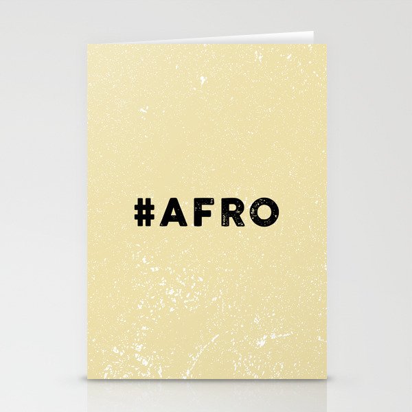 Naturally Afro. Afro Proud. Stationery Cards