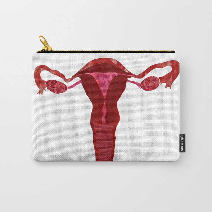 Uterus/Life/Woman Carry-All Pouch
