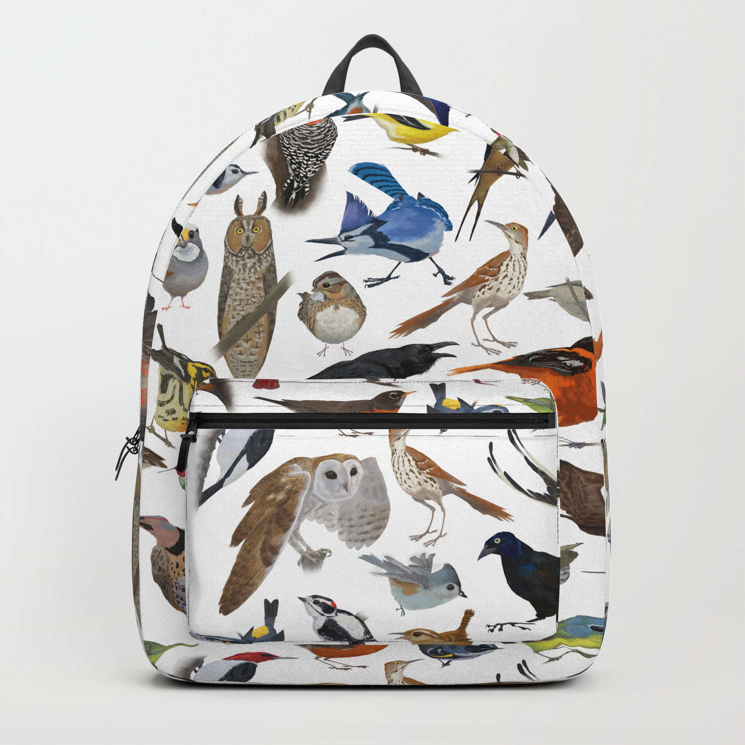 Zonder hoofd Couscous Carrière Bird Pattern Backpack by Brad Sneed | Society6