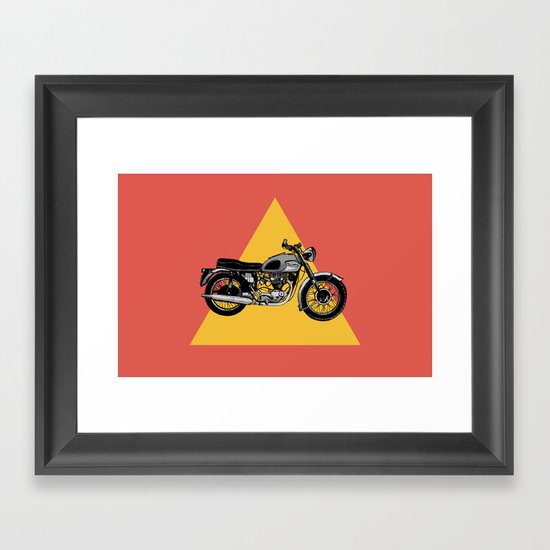 Let's Ride Framed Art Print