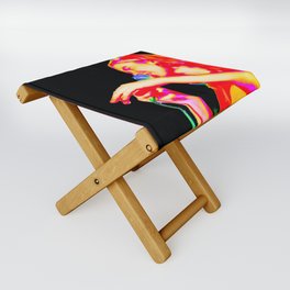 Rock and Roll Singer Folding Stool