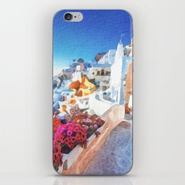Santorini Greece #5 iPhone Skin