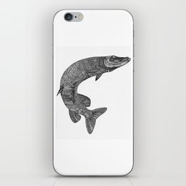 Northern pike - Esox lucius iPhone Skin