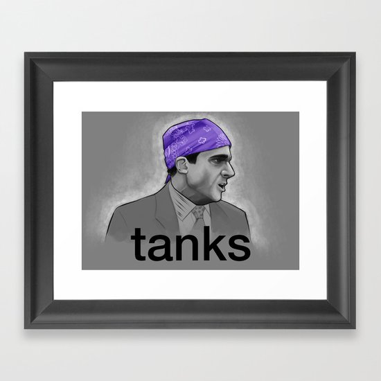 Prison Mike Framed Art Print