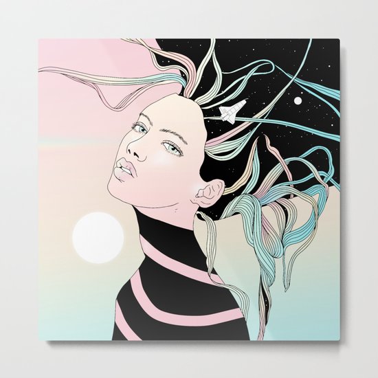 Headspace Metal Print