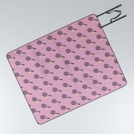 Pink Tennis Picnic Blanket