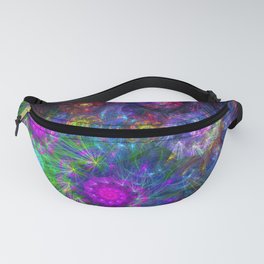 Wild Spiral Flowers Fanny Pack
