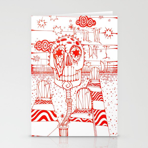 Dead Head Stationery Cards