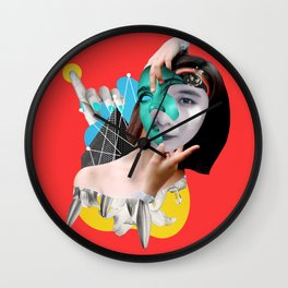 Primary Colors Wall Clock