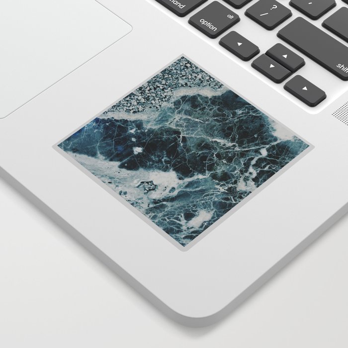 Blue Sea Marble Sticker