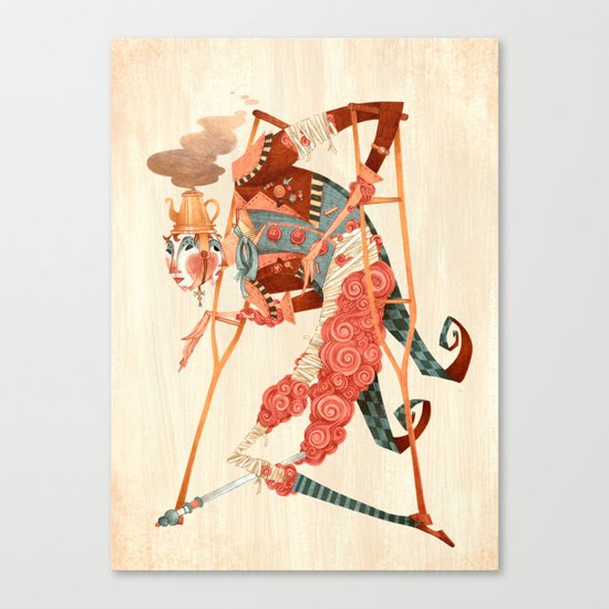 Cotton Candy Crutches Canvas Print