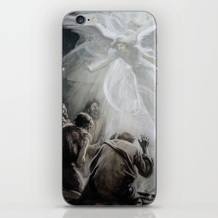 The Revelation Of Angels To Shepherds Albert Edelfelt iPhone Skin