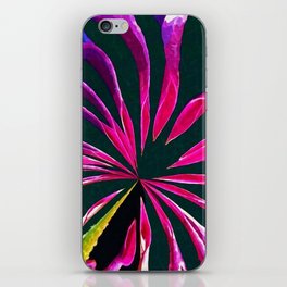 African violet floral African American masterpiece portrait still life painting iPhone Skin