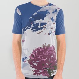Snowy mountain All Over Graphic Tee