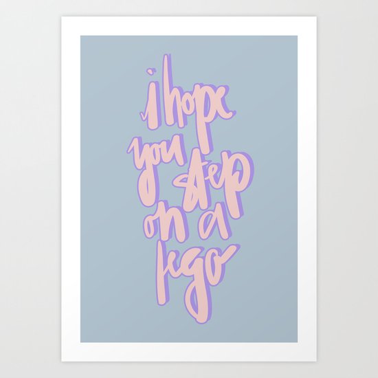 I Hope You Text Art Print