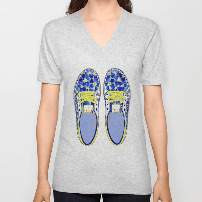 shoe design for t-shirt V Neck T Shirt