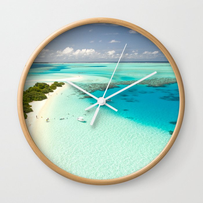 Maldive Islands Dream Wall Clock
